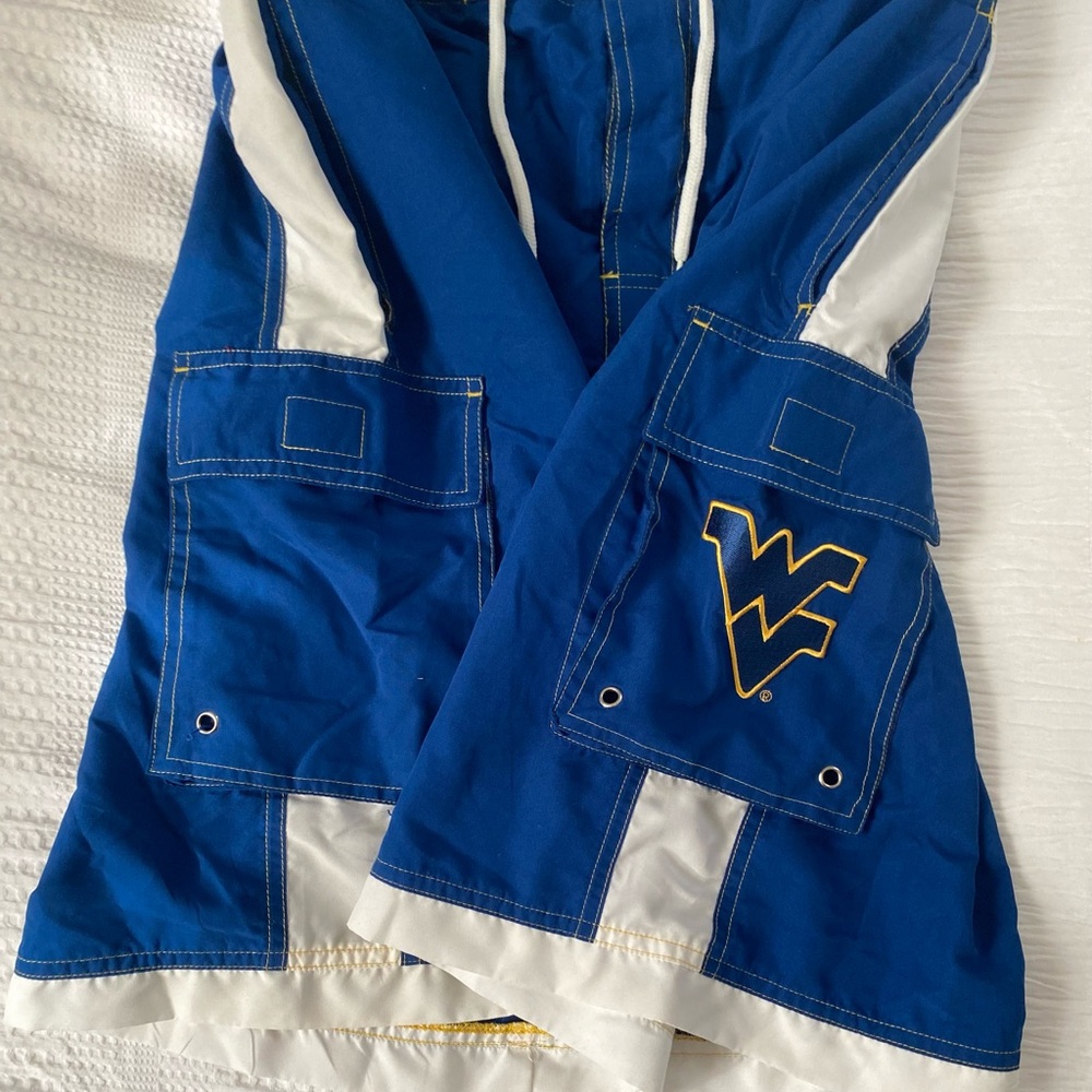 Blue and White Swimming trunks WV Logo SZ Medium